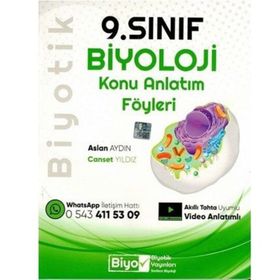 Biyotik Yayınları 9. Sınıf Biyoloji Konu Anlatım Föyleri