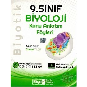 Biyotik Yayınları 9. Sınıf Biyoloji Konu Anlatım Föyleri