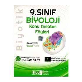 Biyotik Yayınları 9. Sınıf Biyoloji Konu Anlatım Föyleri