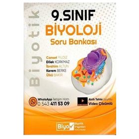 Biyotik Yayınları 9. Sınıf Biyoloji Soru Bankası