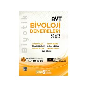 Biyotik Yayınları AYT Biyoloji Biyotik 30x13 Denemeleri