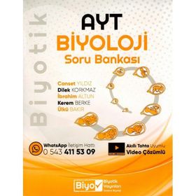 Biyotik Yayınları AYT Biyoloji Soru Bankası