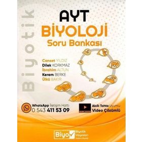 Biyotik Yayınları AYT Biyoloji Soru Bankası
