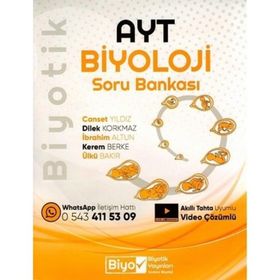 Biyotik Yayınları AYT Biyoloji Soru Bankası