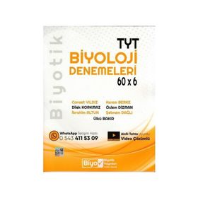 Biyotik Yayınları TYT Biyoloji Biyotik 60x6 Deneme