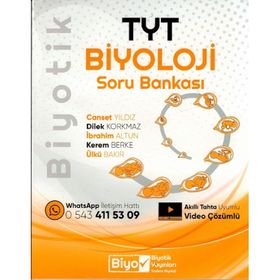 Biyotik Yayınları TYT Biyoloji Biyotik Soru Bankası