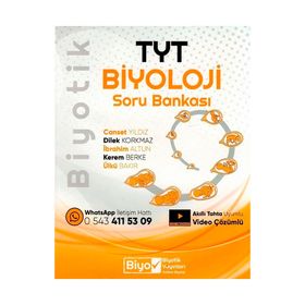 Biyotik Yayınları TYT Biyoloji Biyotik Soru Bankası