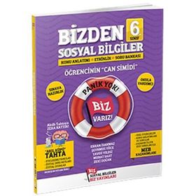 Biz Yayınları Bizden 6. Sınıf Sosyal Bilgiler Soru Bankası