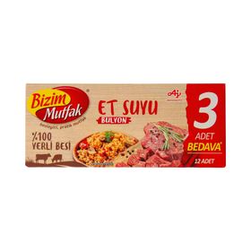 Bizim Mutfak 120 gr Et Suyu Bulyon (12 adet)