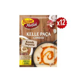Bizim Mutfak 65 gr Kemik Suyuna Kelle Paça Çorbası (3 adet)