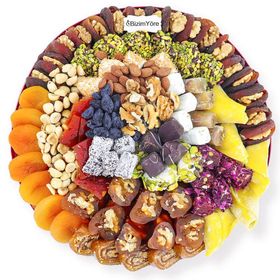Bizim Yöre 2400 gr No:4 Damak Çatlatan Hediyelik Kayısı Kuru Meyve Sepeti