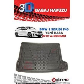 Bizymo BMW 1 Serisi F40 2019 Sonrası Yeni Kasa 3D Bagaj Havuzu