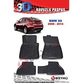 Bizymo BMW X6 2008-2014 3D Havuzlu Paspas Takımı