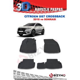 Bizymo DS7 Crossback 2018 ve Sonrası 3D Havuzlu Paspas Takımı