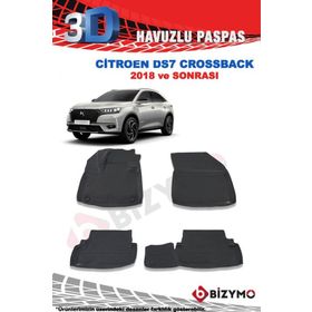 Bizymo DS7 Crossback 2018 ve Sonrası 3D Havuzlu Paspas Takımı