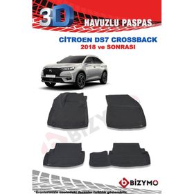 Bizymo DS7 Crossback 2018 ve Sonrası 3D Havuzlu Paspas Takımı