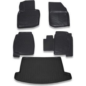 Bizymo Honda Civic HB 2006-2012 Siyah Paspas ve Bagaj Havuzu