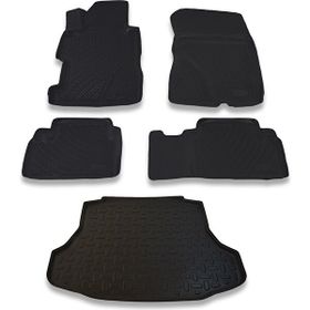 Bizymo Honda Civic Sedan 2007-2012 Siyah Paspas ve Bagaj Havuzu