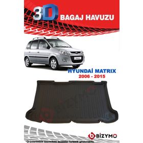 Bizymo Hyundai Matrix Hb 2006-2015 Premium 3D Oto Bagaj Havuzu