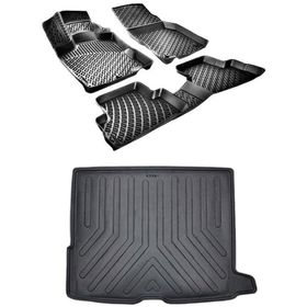 Bizymo Hyundai Santa Fe 2001-2006 3D Havuzlu Paspas ve Bagaj Havuzu