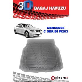 Bizymo Mercedes C Serisi W203 2000-2007 3D Bagaj Havuzu