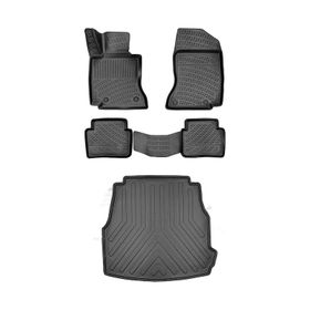 Bizymo Mercedes C Serisi W206 2021+ 3D Siyah Paspas ve Bagaj Havuzu