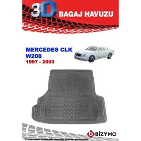 Bizymo Mercedes CLK W208 1997-2003 3D Bagaj Havuzu