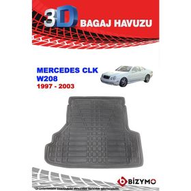 Bizymo Mercedes CLK W208 1997-2003 3D Bagaj Havuzu