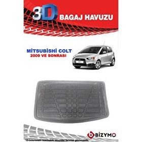 Bizymo Mitsubishi Colt 2009 ve Sonrası 3D Bagaj Havuzu