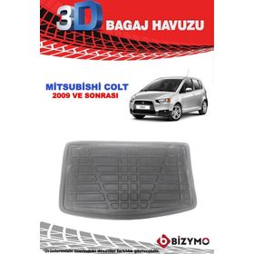 Bizymo Mitsubishi Colt 2009 ve Sonrası 3D Bagaj Havuzu