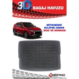 Bizymo Mitsubishi Eclipse Cross 2018 ve Sonrası 3D Bagaj Havuzu
