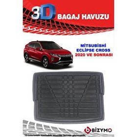 Bizymo Mitsubishi Eclipse Cross 2018 ve Sonrası 3D Bagaj Havuzu