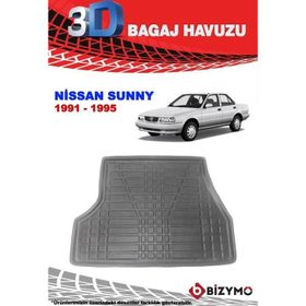 Bizymo Nissan Sunny Sedan 1991-1995 3D Bagaj Havuzu