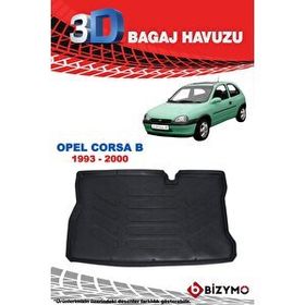 Bizymo Opel Corsa C 2001-2006 3D Bagaj Havuzu