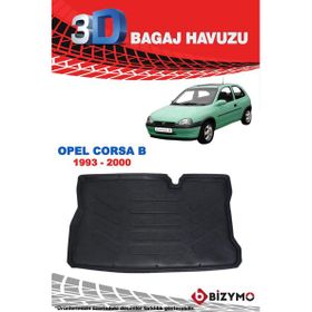 Bizymo Opel Corsa C 2001-2006 3D Bagaj Havuzu