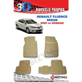 Bizymo Renault Fluence Sedan 2009 Sonrası 3D Paspas Takımı