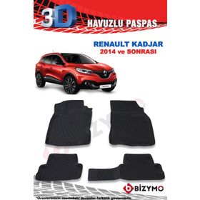 Bizymo Renault Kadjar Suv 2014 Sonrası 3D Paspas Takımı