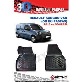 Bizymo Renault Kangoo Van 2015 Sonrası 3D Paspas Takımı