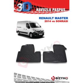 Bizymo Renault Master 2014 Sonrası 3D Paspas Takımı