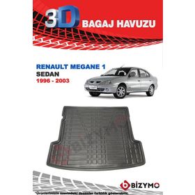 Bizymo Renault Megane 1 Sedan 1996-2003 3D Bagaj Havuzu