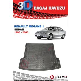 Bizymo Renault Megane 1 Sedan 1996-2003 3D Bagaj Havuzu