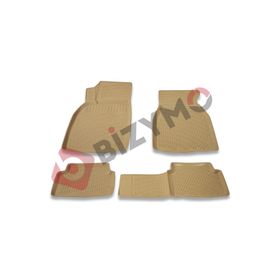Bizymo Renault Megane 2 Hb 2004-2009 Sonrası 3D Bej Paspas Takımı