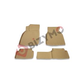 Bizymo Renault Megane 2 Sedan 2004-2009 Sonrası 3D Bej Paspas Takımı