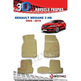 Bizymo Renault Megane 3 Hb 2009-2015 3D Bej Paspas Takımı
