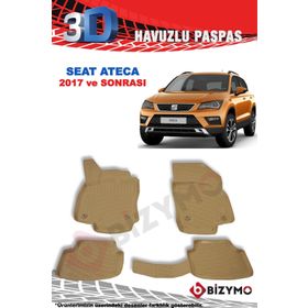 Bizymo Seat Ateca 2017 Sonrası 3D Paspas Takımı