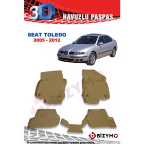 Bizymo Seat Toledo 2005-2012 3D Bej Paspas Takımı