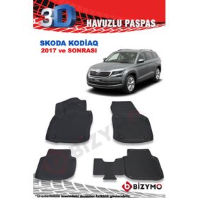 Bizymo Skoda Kodiaq 2017 Sonrası 3D Paspas Takımı