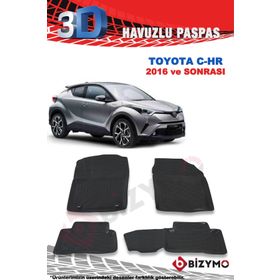 Bizymo Toyota C-Hr 2016 Sonrası 3D Paspas Takımı
