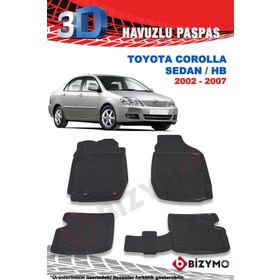Bizymo Toyota Corolla Sedan Hb 2002-2007 3D Paspas Takımı