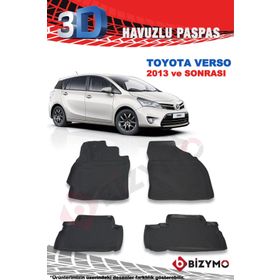 Bizymo Toyota Verso 2013 Sonrası 3D Paspas Takımı